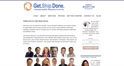 Desktop Screenshot of getshipdone.com